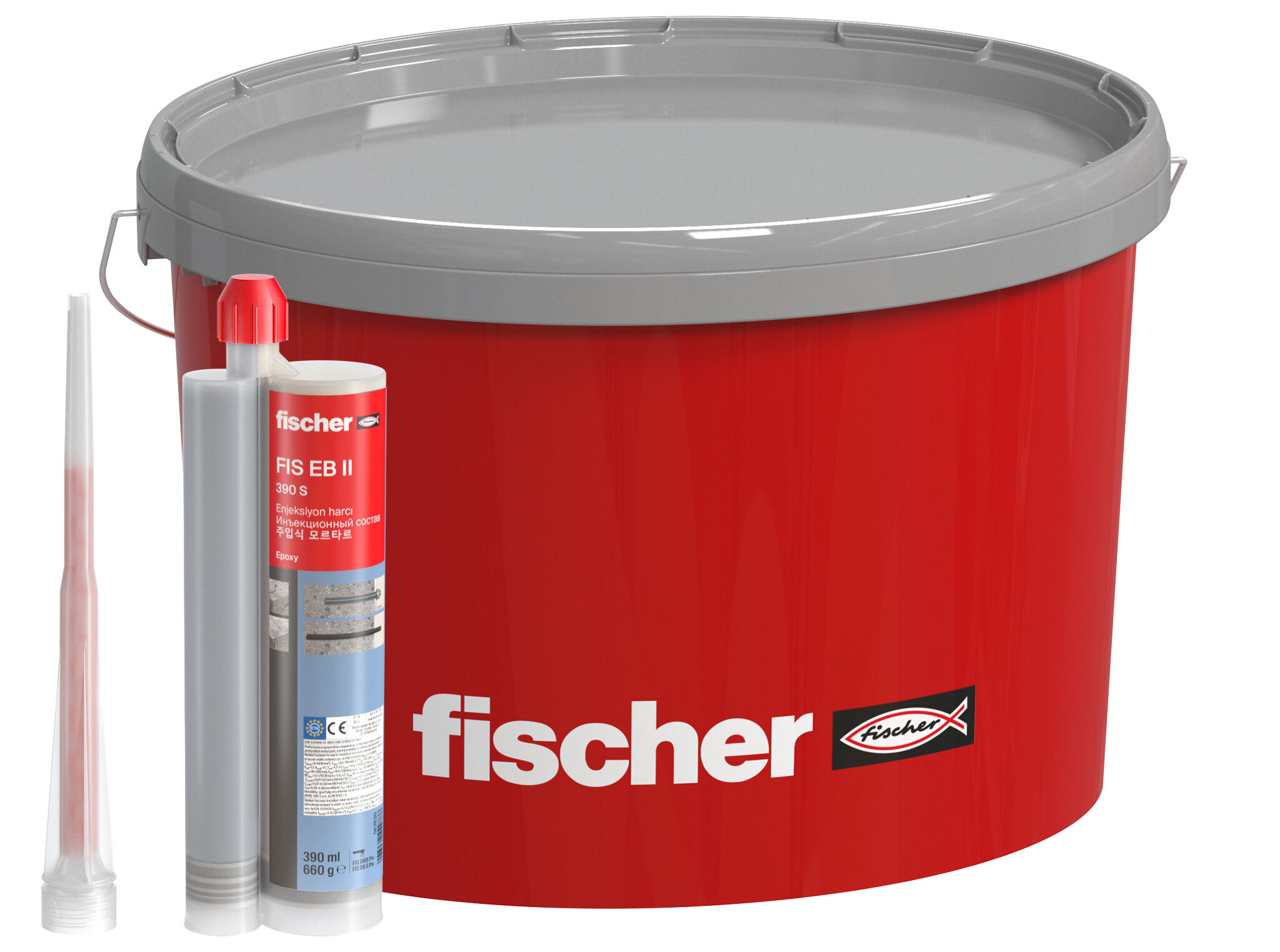 Product Picture: "fischer Epoxy mortar FIS EB 390 in bucket"