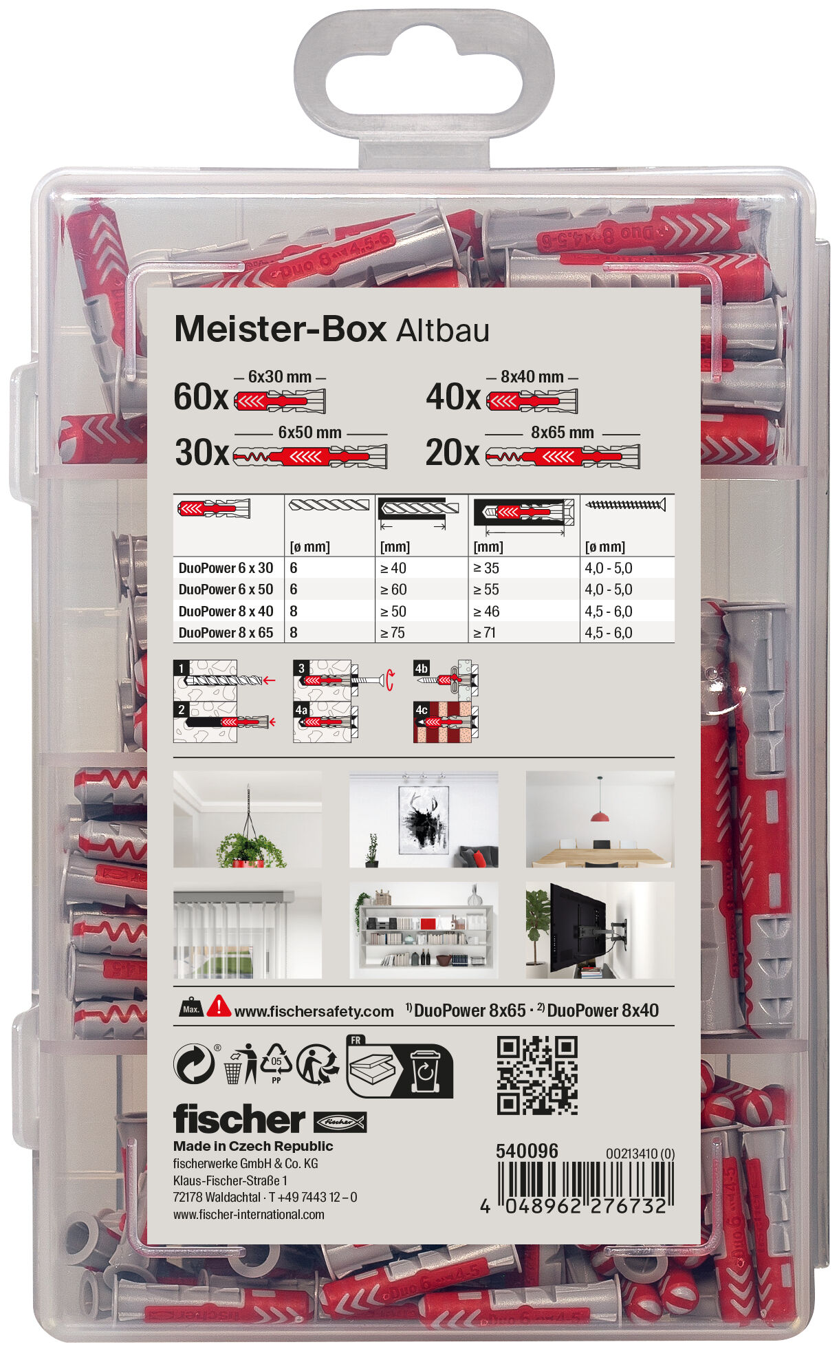 Packaging: "fischer Meister-Box Altbau (150)"