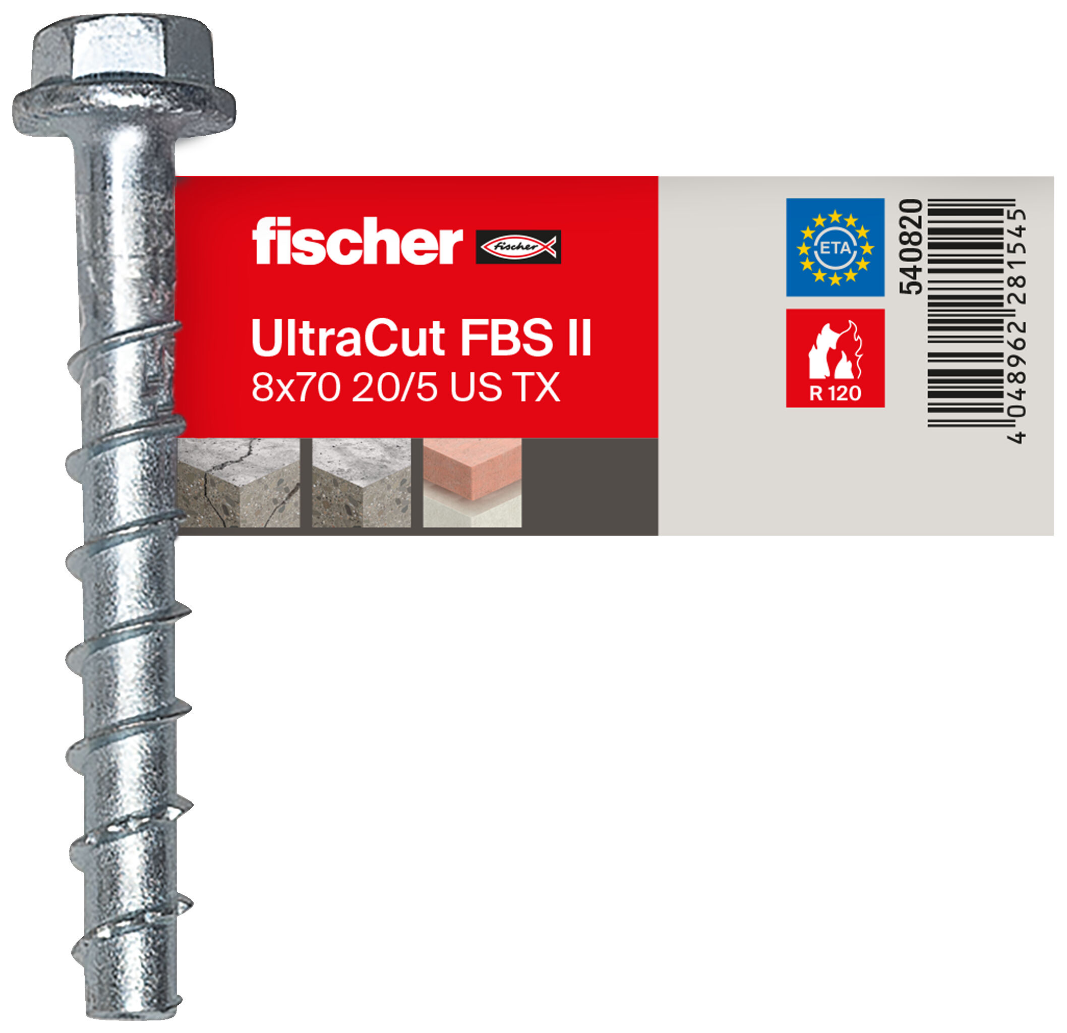 Product Picture: "fischer UltraCut FBS II 8 x 70 20/5 US TX E"