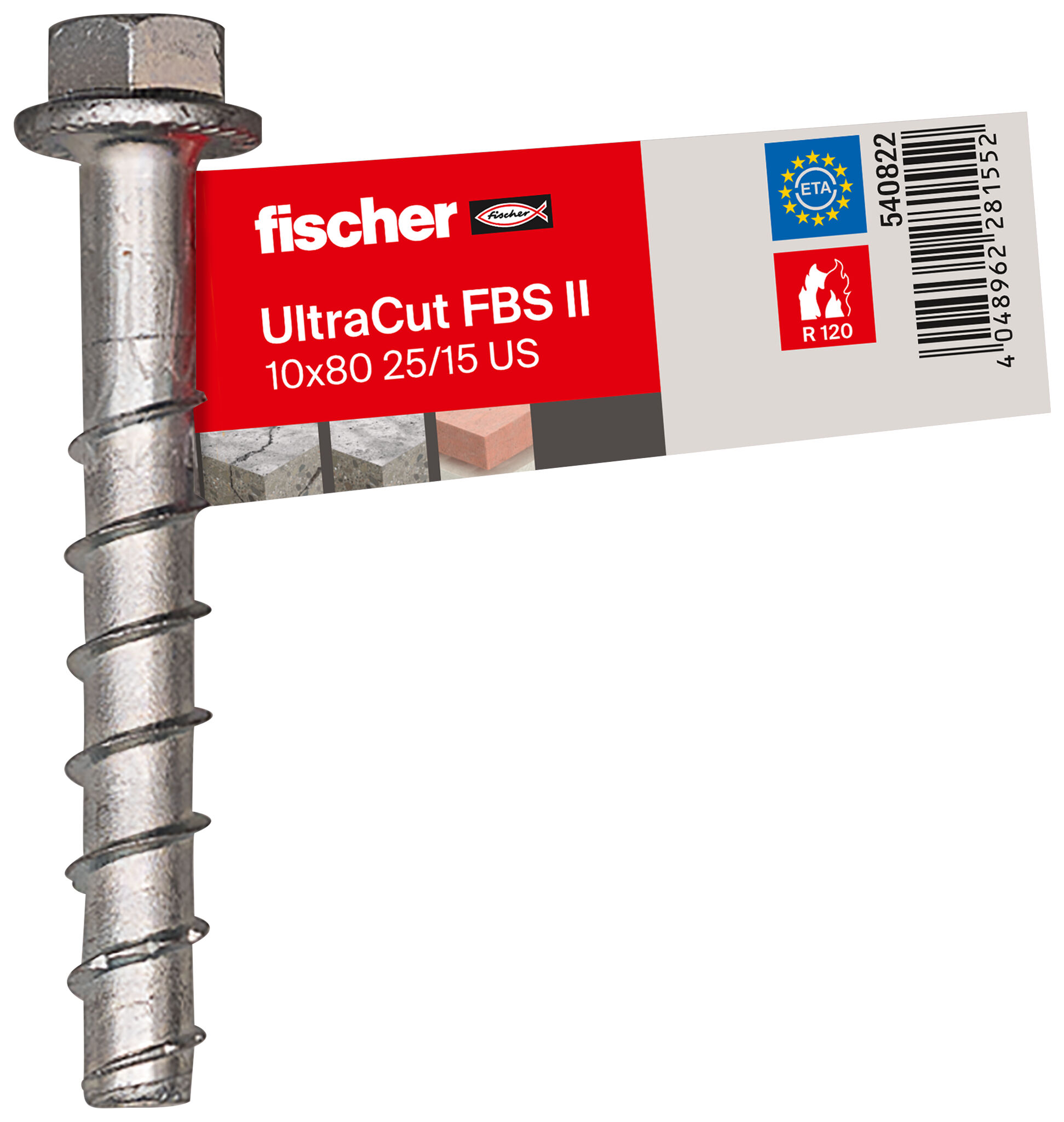Product Picture: "fischer UltraCut FBS II 10 x 80 25/15 US E"