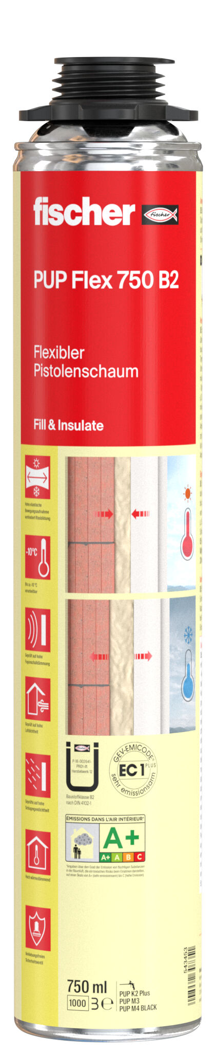 Flexibler Pistolenschaum