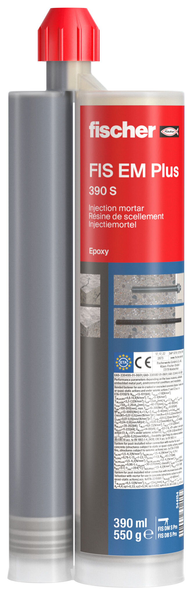Product Picture: "fischer Epoxy mortar FIS EM Plus 390 S"