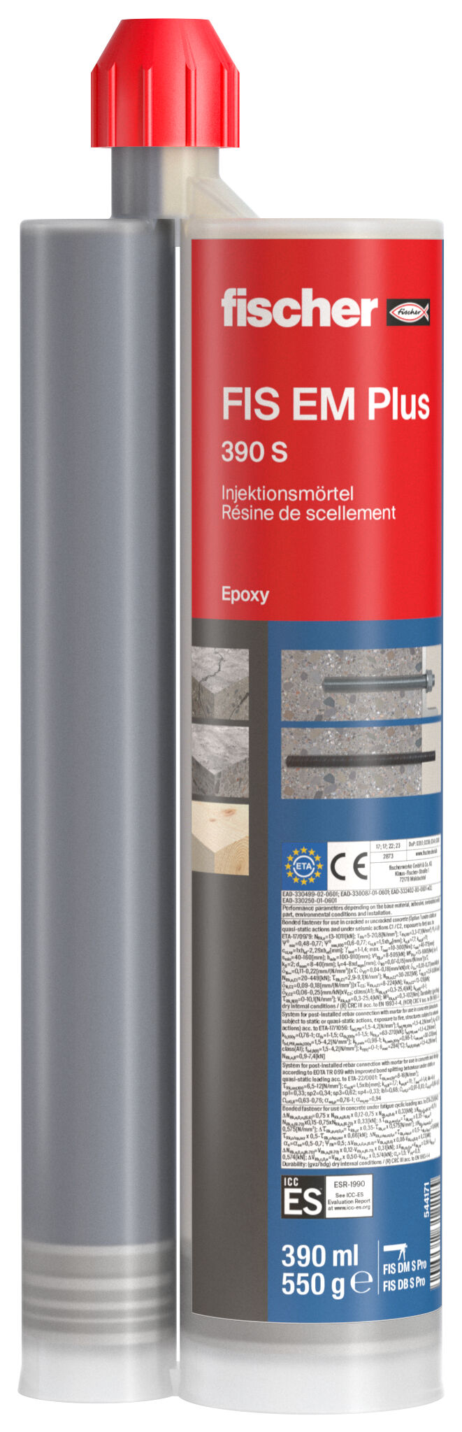 Produktbild: "fischer Epoxidharzmörtel FIS EM Plus 390 S"