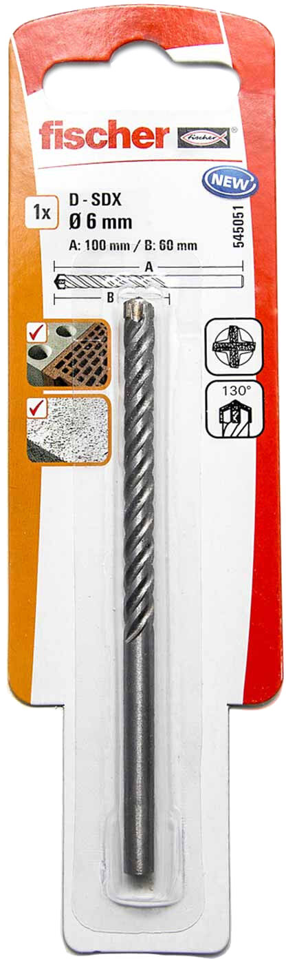 Foto Prodotto: "D-SDX 6,0x60/100 BC punta per muratura"