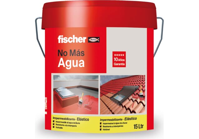 Product Picture: "Impermeabilizante No Mas Agua elástico 15L Rojo"