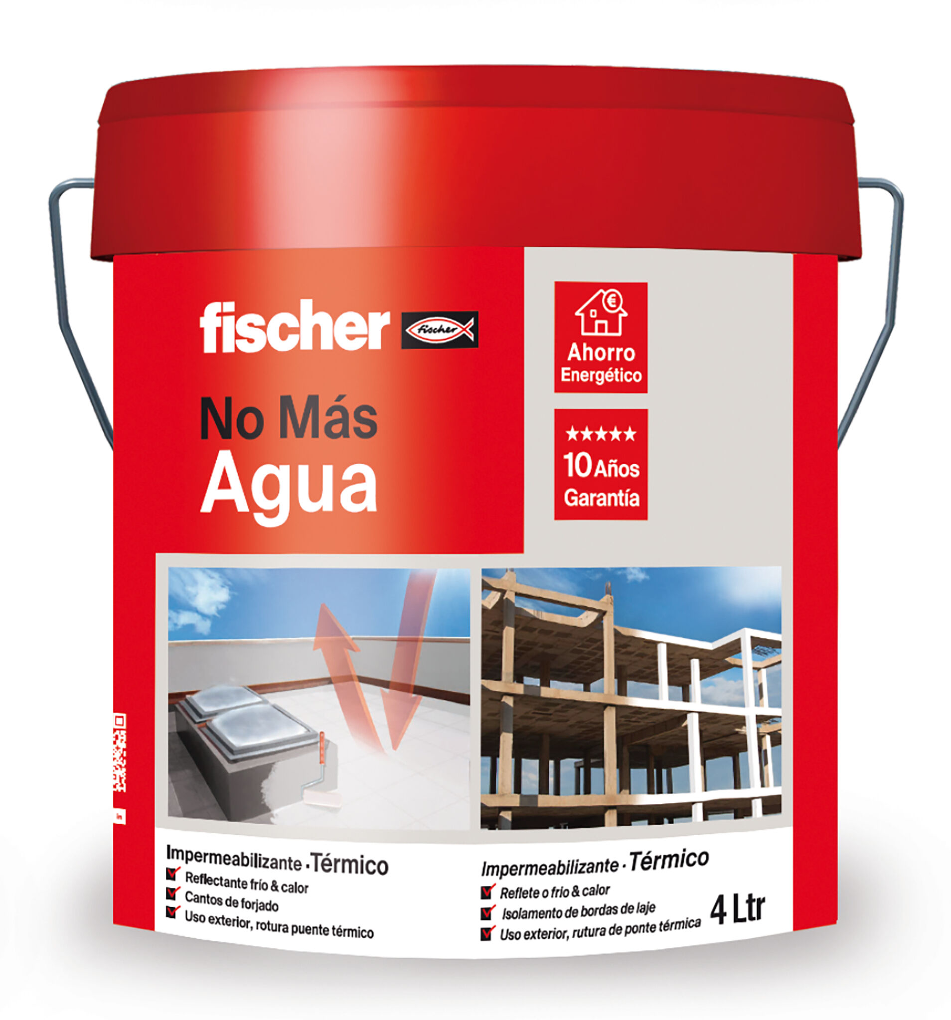 Product Picture: "Impermeabilizante No Mas Agua térmico 4L Blanco"