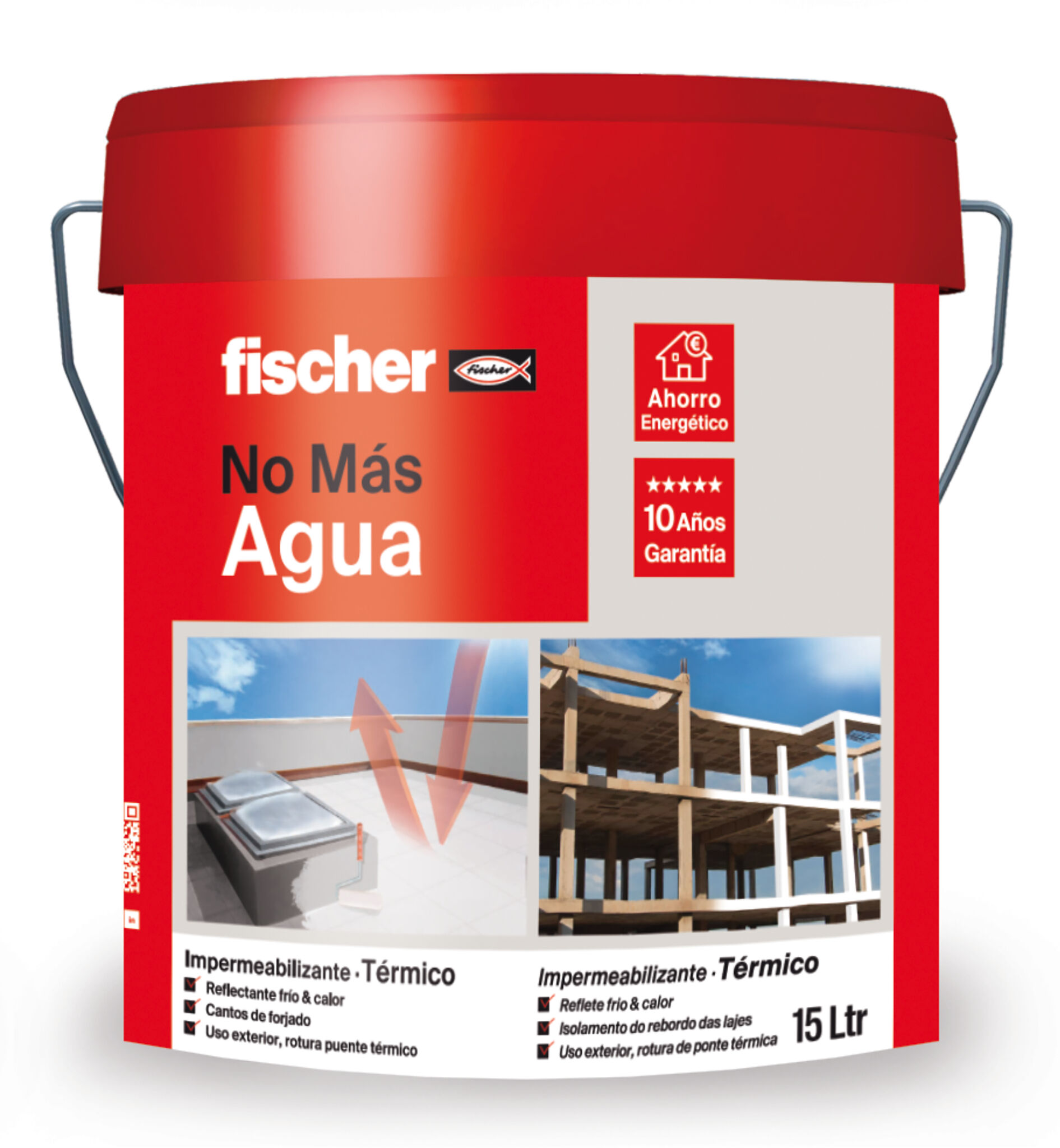 Product Picture: "Impermeabilizante No Mas Agua térmico 15L Blanco"