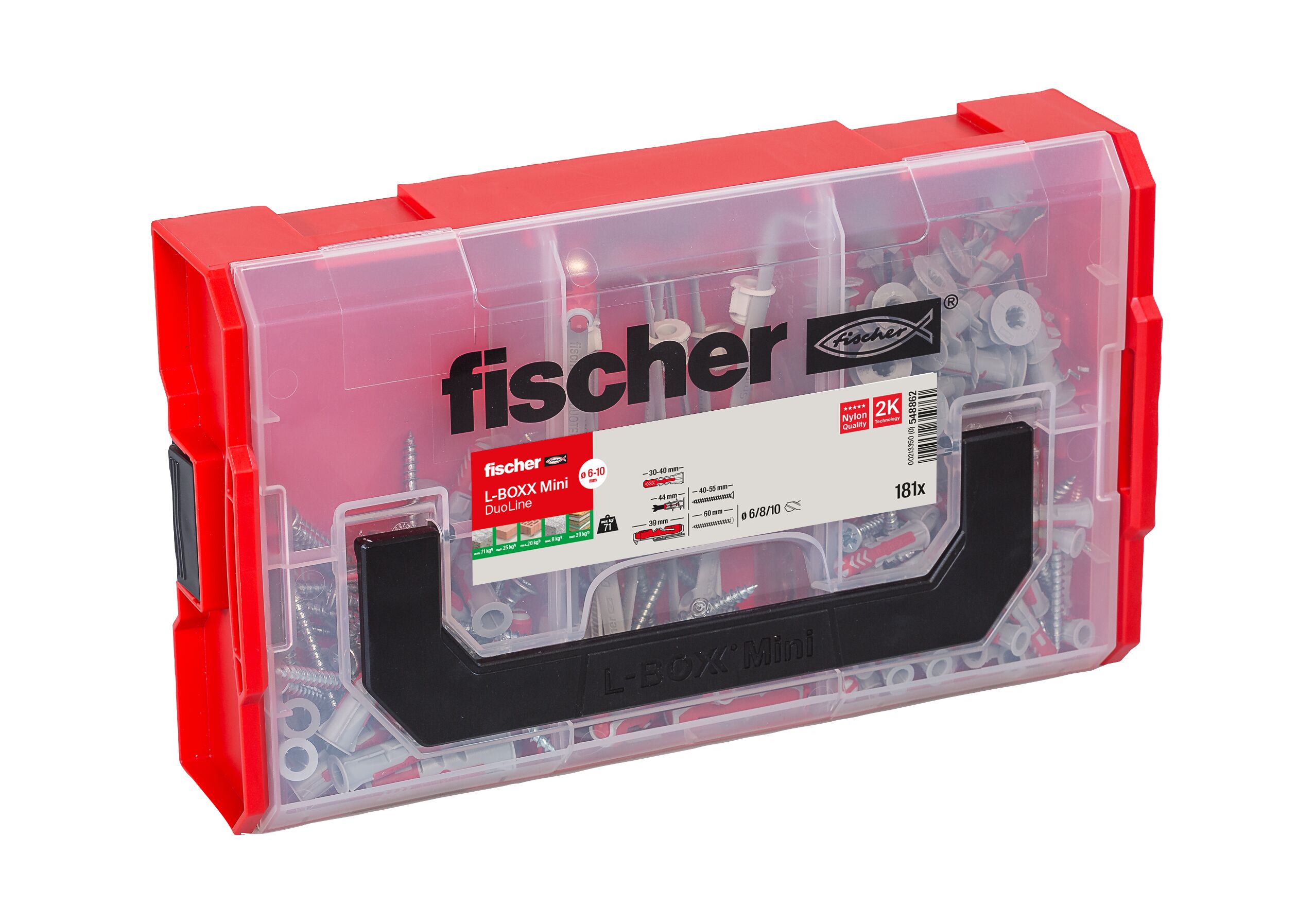 L-BOXX mini DuoLine + Schraube (181 Teile)