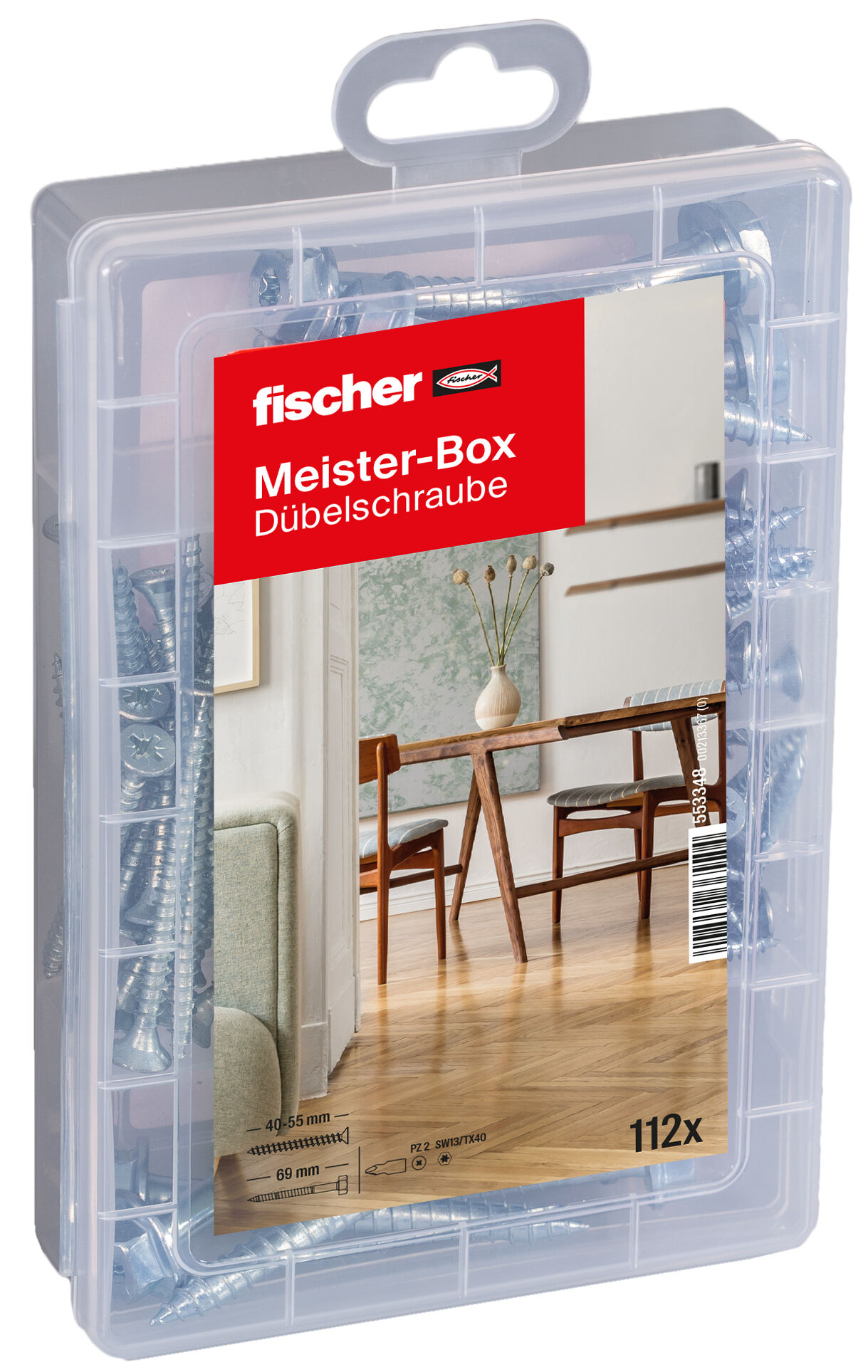 Produktbild: "fischer Meister-Box Dübelschrauben (112 Teile)"