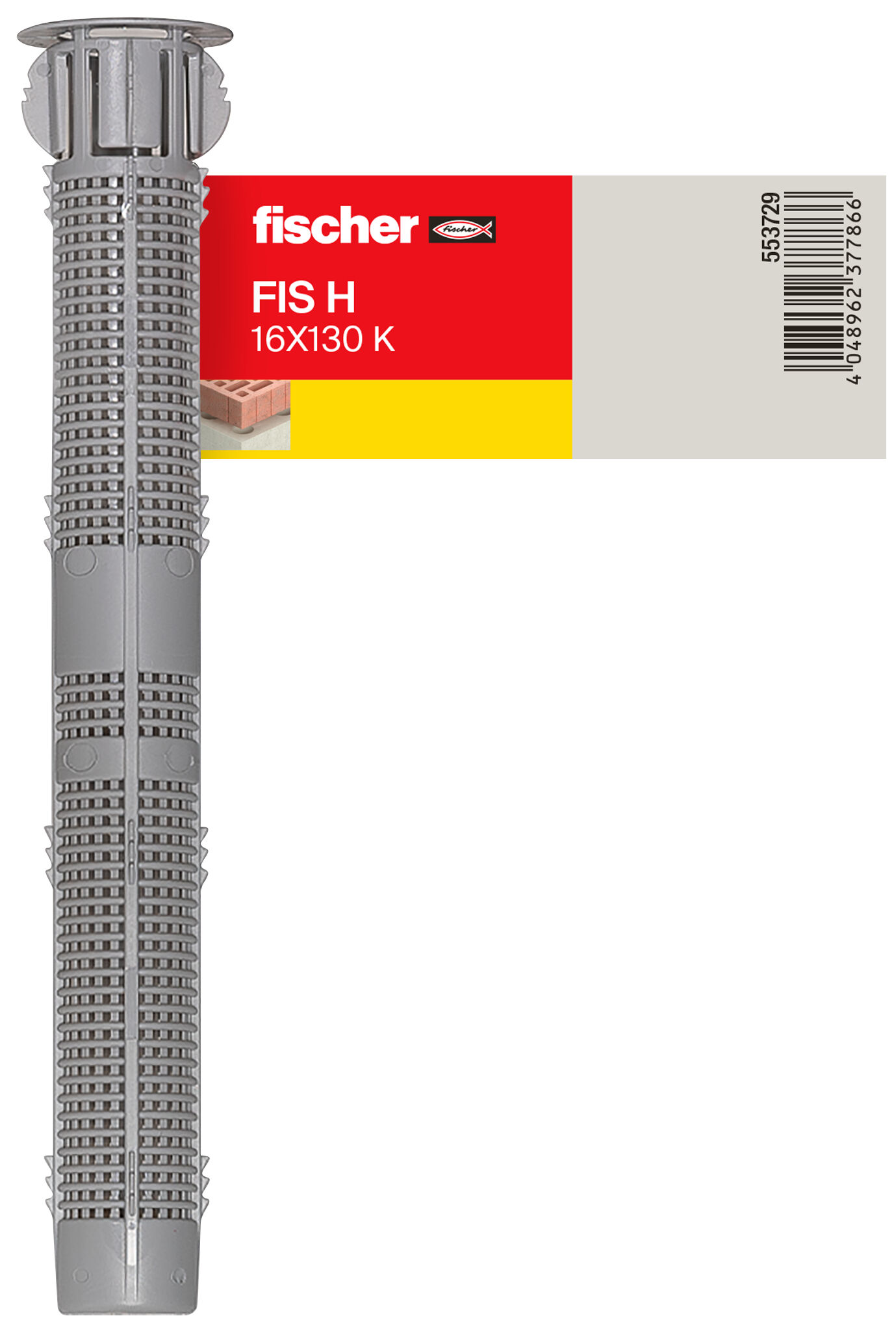 Produktbild: "fischer Injektions-Ankerhülse FIS H 16 x 130 K Kunststoff Einzelpreisauszeichnung"