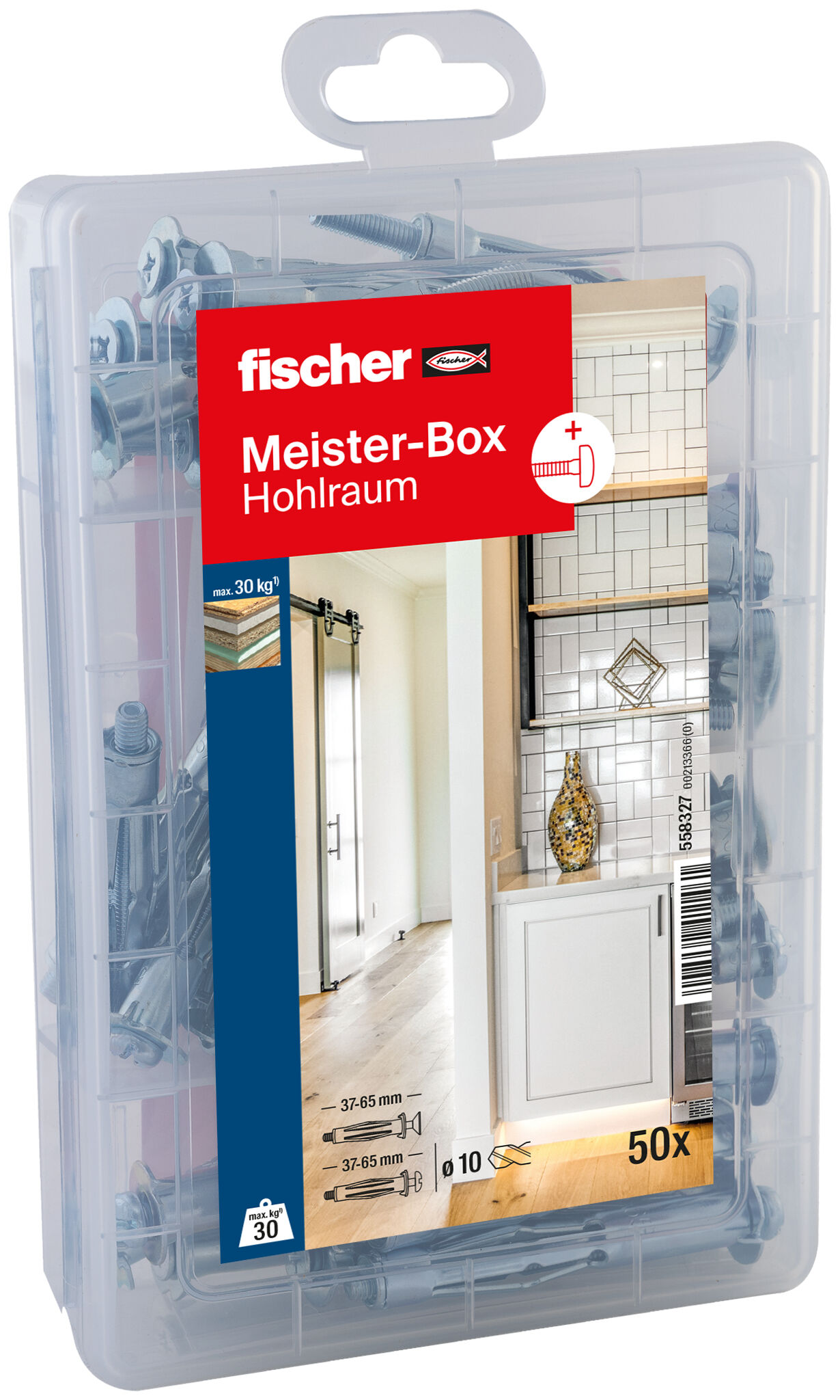 Produktbild: "fischer Meister-Box Hohlraum + Schraube (50 Teile)"