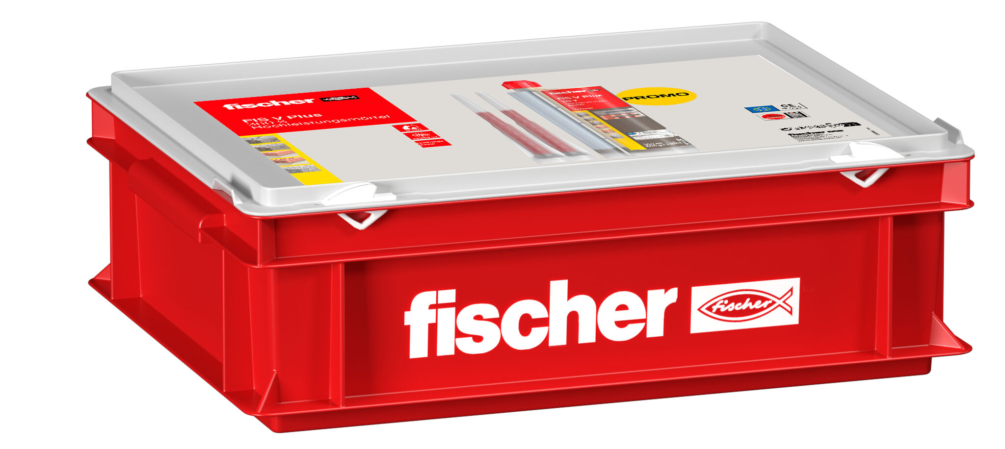 Verpackung: "fischer Hochleistungsmörtel FIS V Plus 360 S Handwerkerkoffer klein"