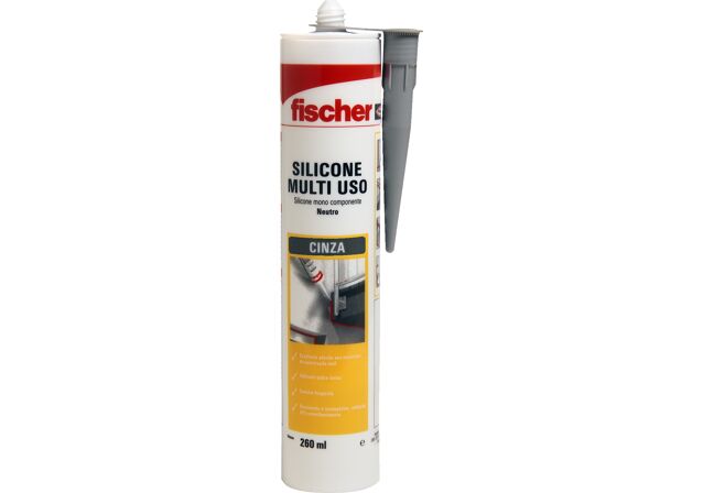 Product Picture: "Silicone Neutro Cinza 260ml fischer"