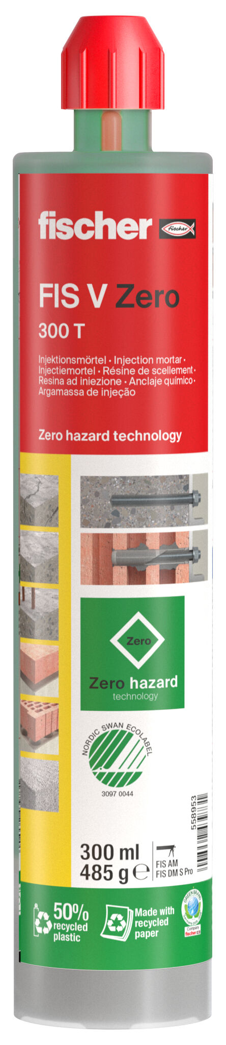 Produktbild: "fischer Injektionsmörtel FIS V Zero 300 T"