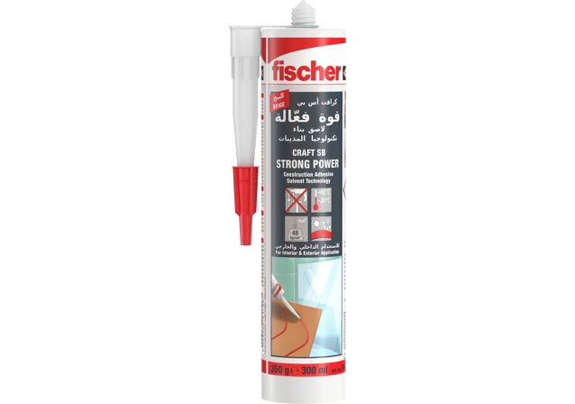 Product Picture: "fischer adhesive CRAFT SB beige 300 ml"