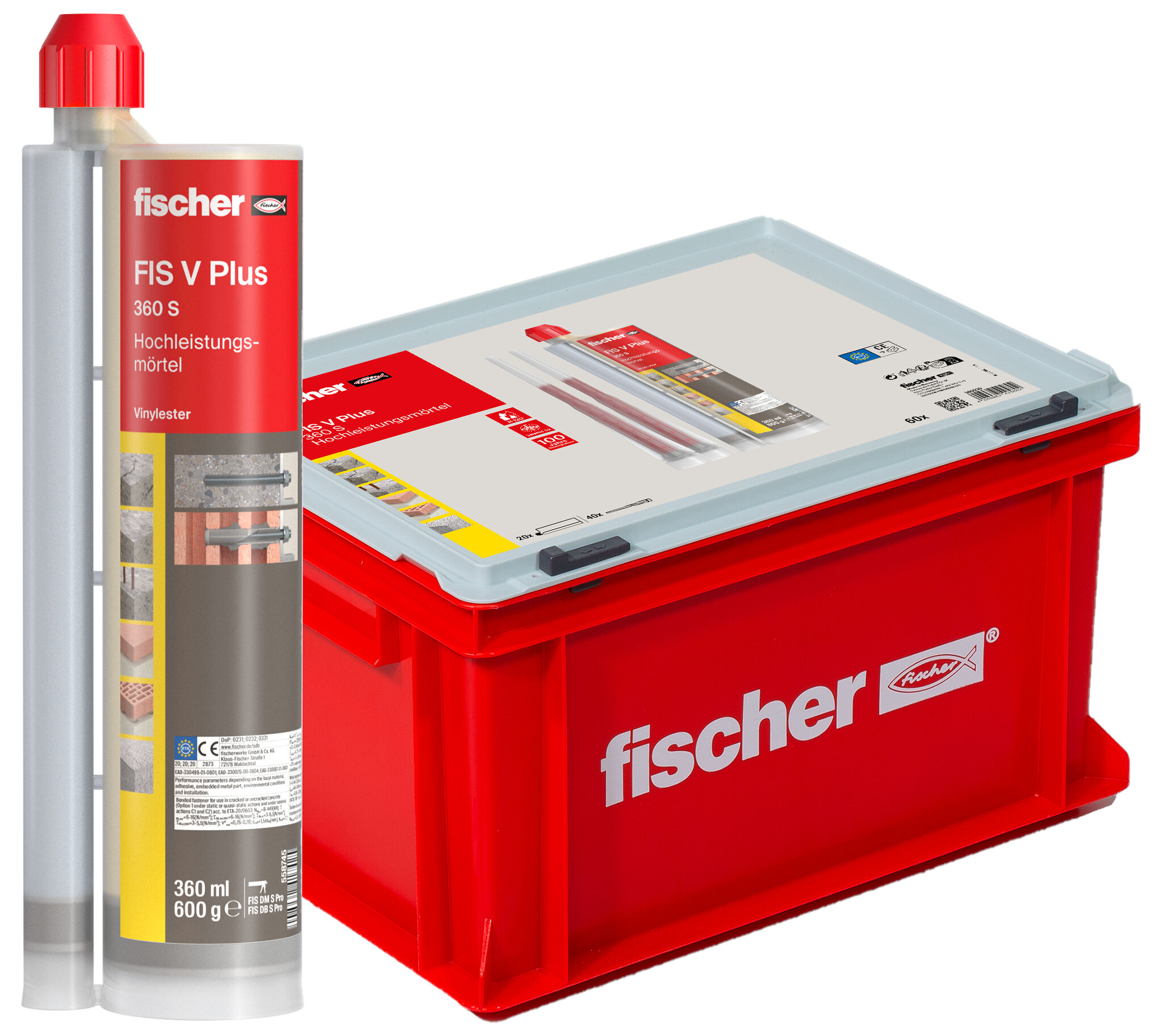 Produktbild: "fischer Hochleistungsmörtel FIS V Plus 360 S HWK G"