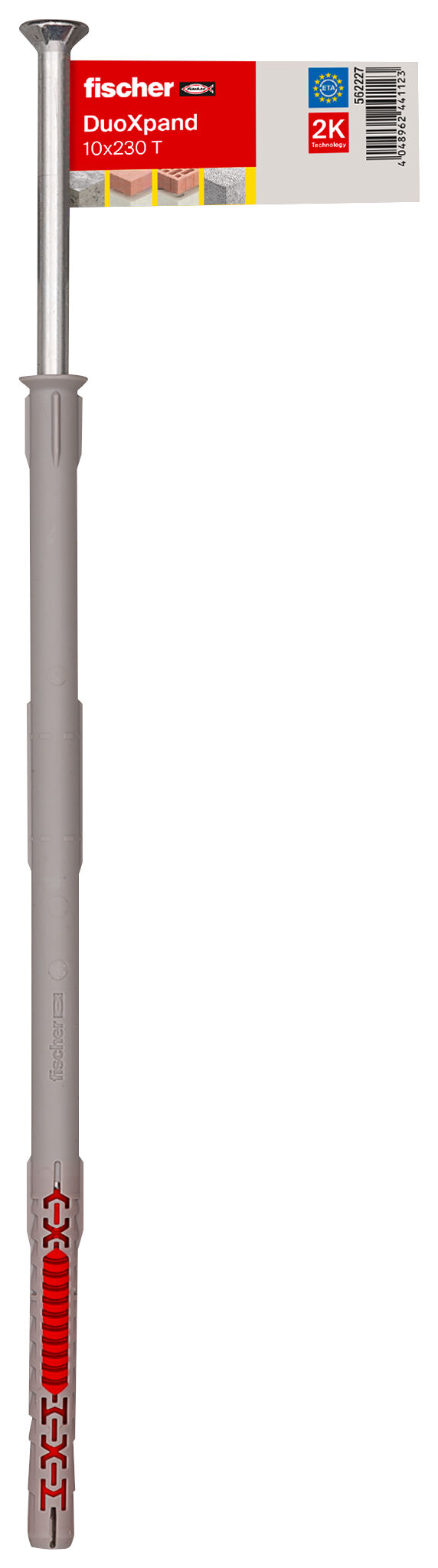 Produktbild: "fischer Langschaftdübel DuoXpand 10 x 230 T Senkkopfschraube"