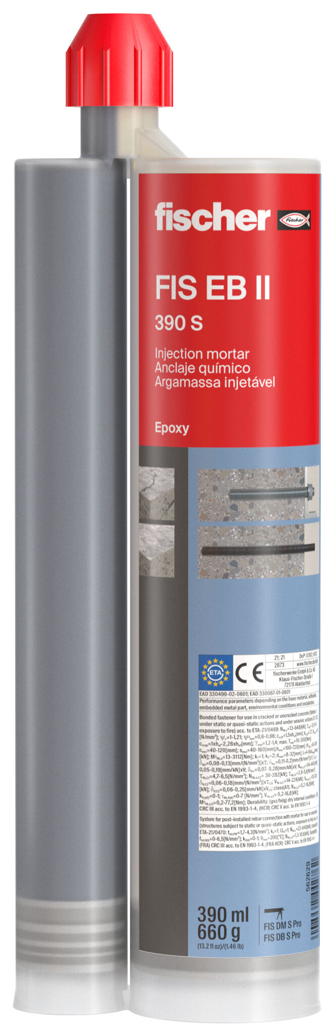 Product Picture: "fischer Epoxy mortar FIS EB II 390 S"