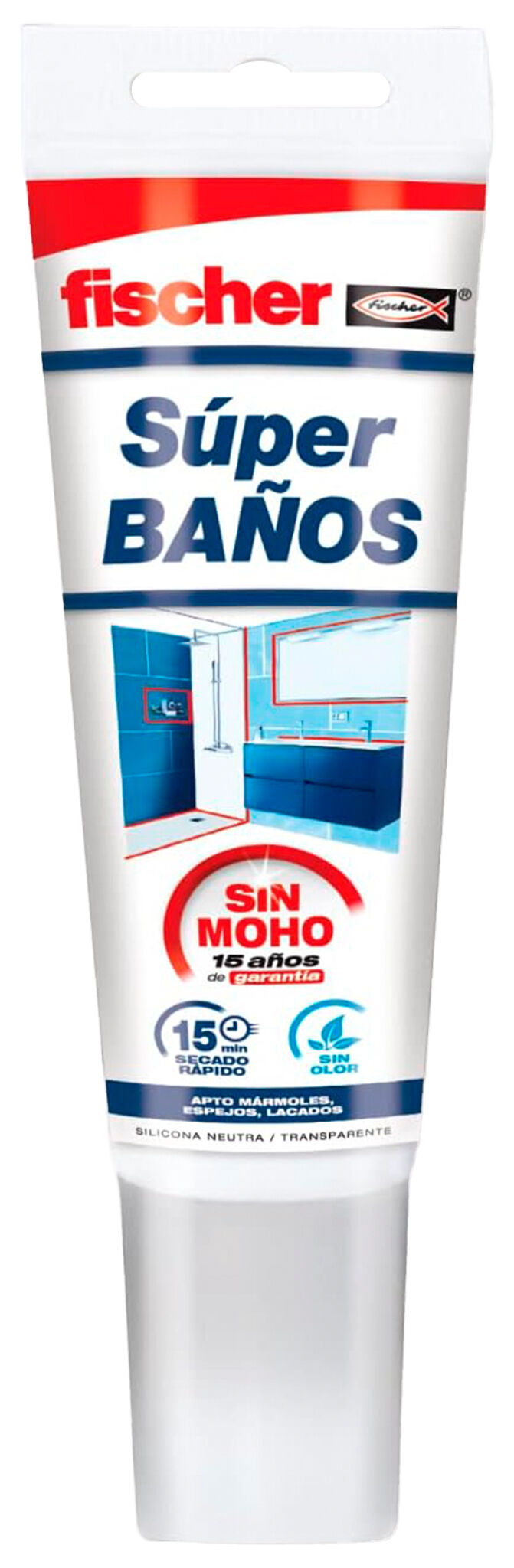 Product Picture: "Tubo de Silicona SuperBaños Transparente - 100 ml"