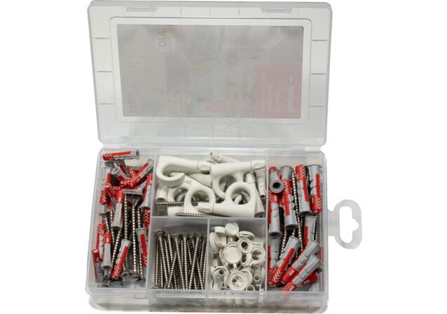 Produktbild: "fischer EasyDIY Box Outdoor EasyHook (144 Teile)"