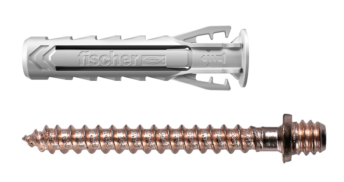 Foto Prodotto: "Fissaggio con vite M6 lunga in ottone ramato"