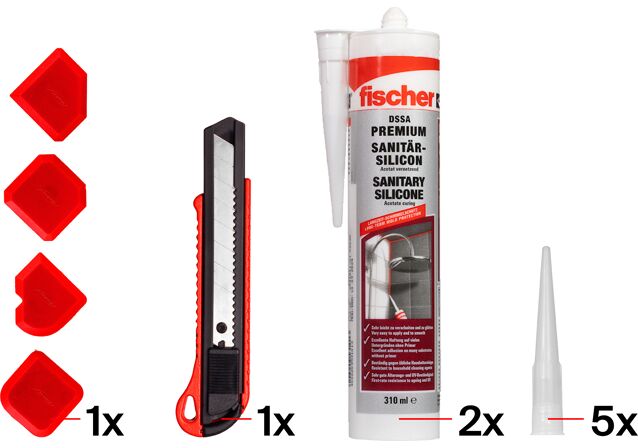 Product Picture: "fischer DIY repair kit basic white"