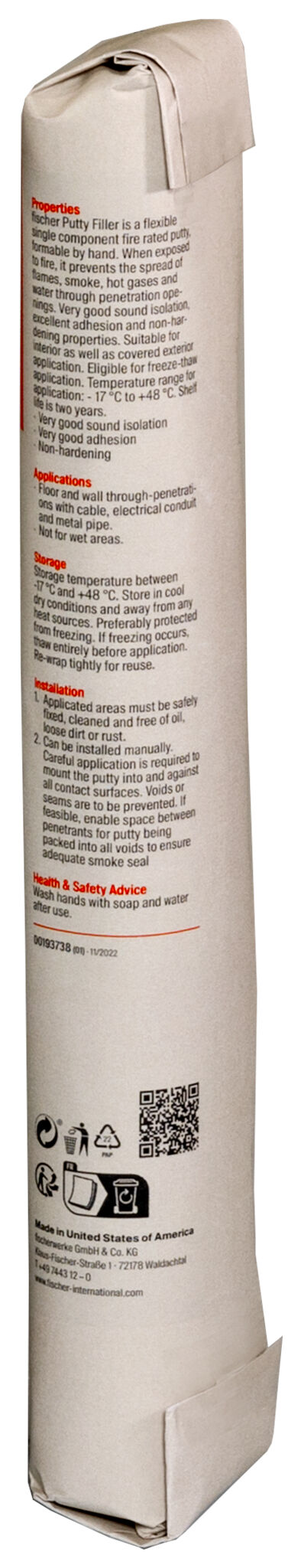 Product Picture: "fischer Putty Filler FiPF"