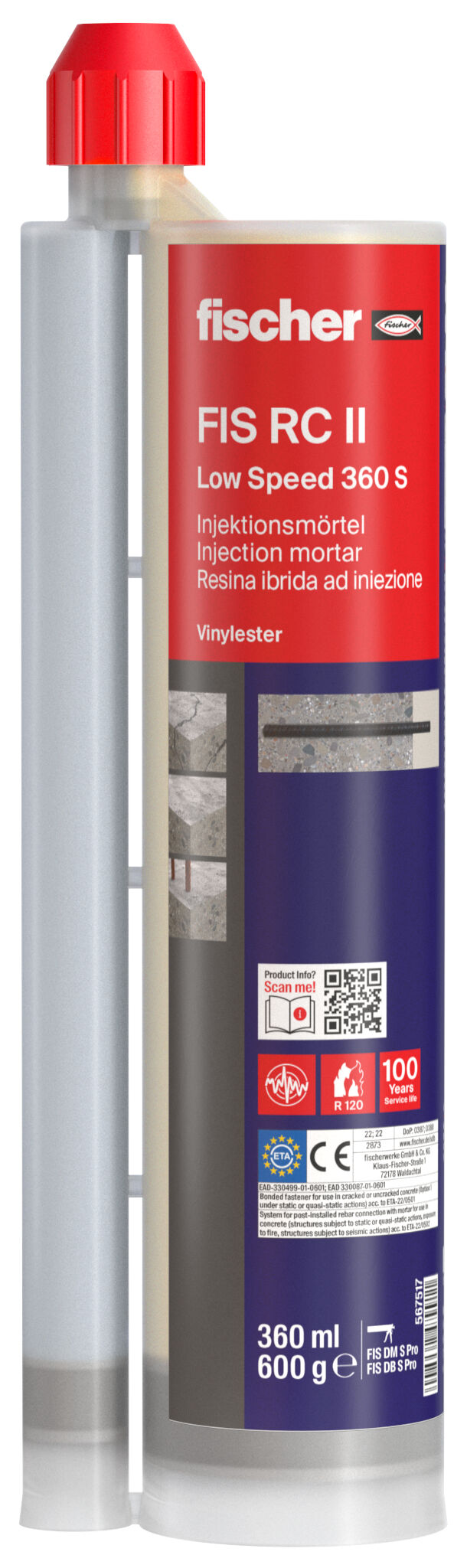 Injection mortar FIS RC II Low Speed