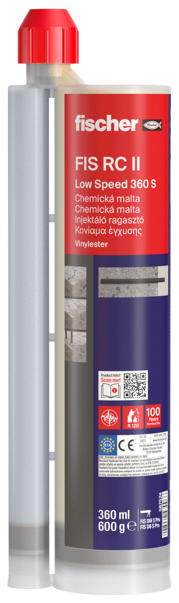 Product Picture: "fischer RebarConnect FIS RC II Low Speed 360 S"