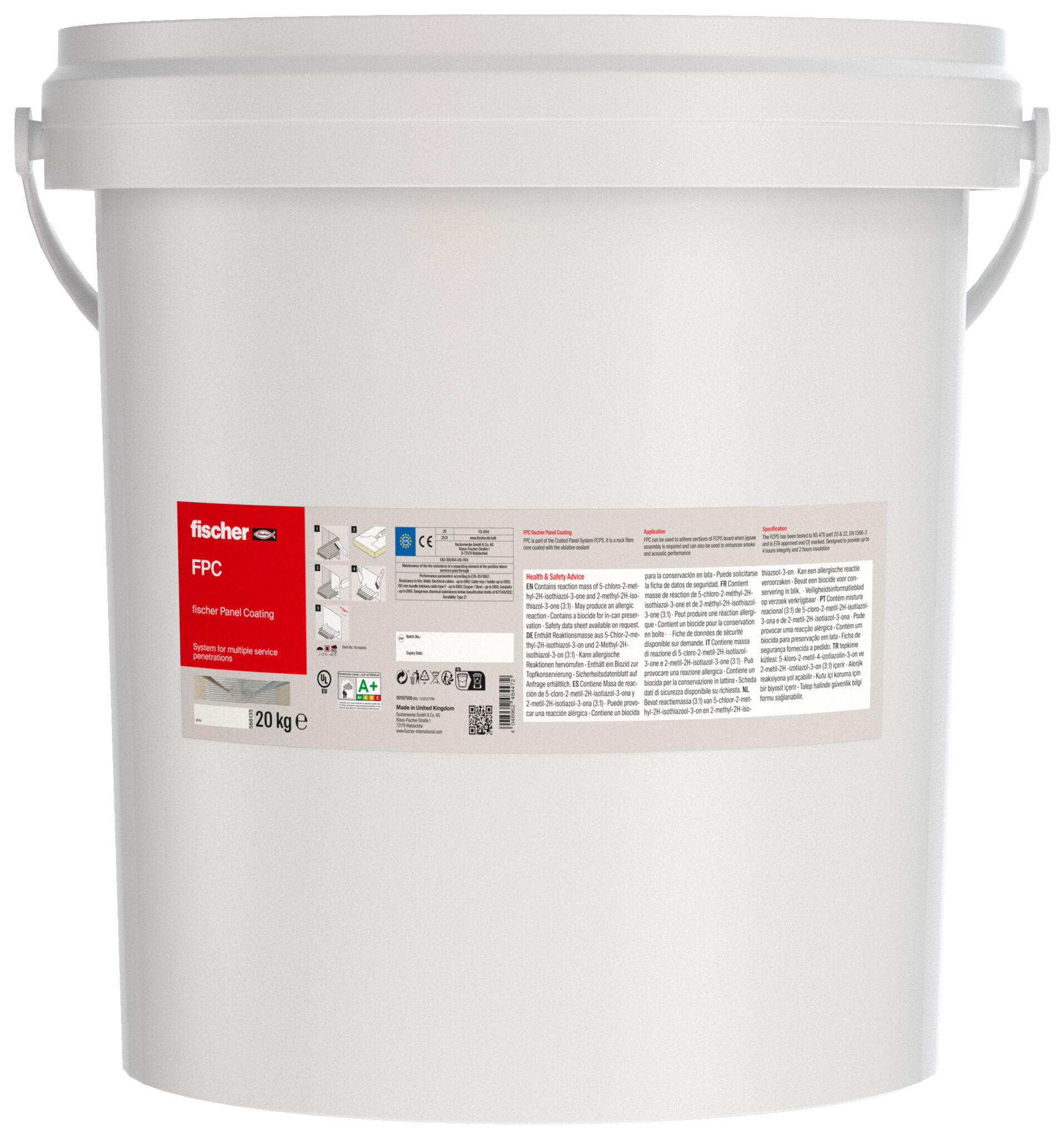 Product Picture: "fischer Panel Coating FPC 20kg"