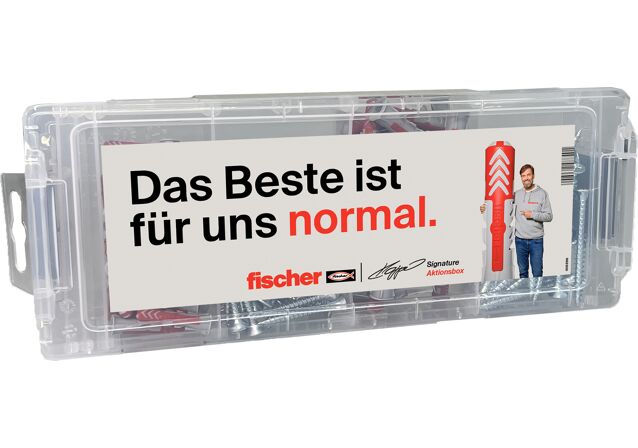 Product Picture: "fischer „Klopp Signature“ Promotion box DuoPower + screws"