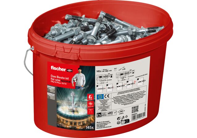 Product Picture: "fischer bolt anchor FAZ II Plus 10/10 bucket"