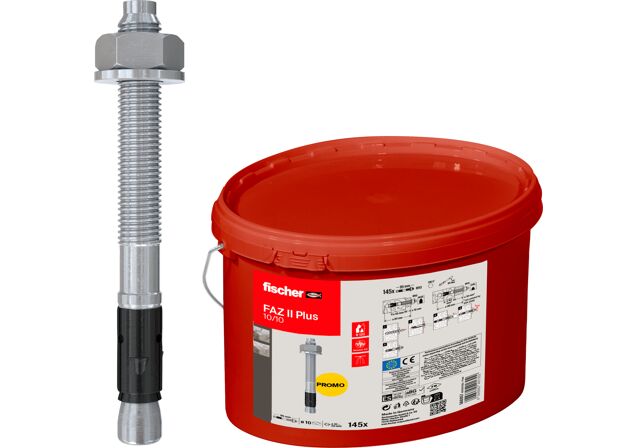 Product Picture: "fischer bolt anchor FAZ II Plus 10/10 bucket"