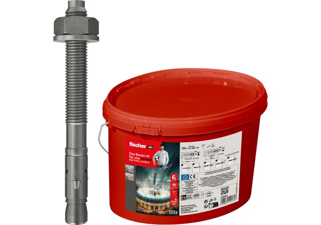 Produktbild: "fischer Bolzenanker FAZ II Plus 10/20 R, nichtrostender Stahl, im Eimer"