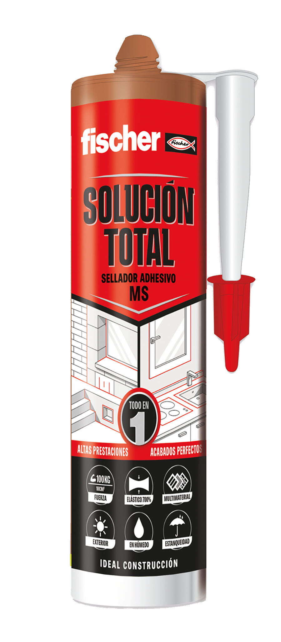Product Picture: "Solução Total Castanho - 290 ml"