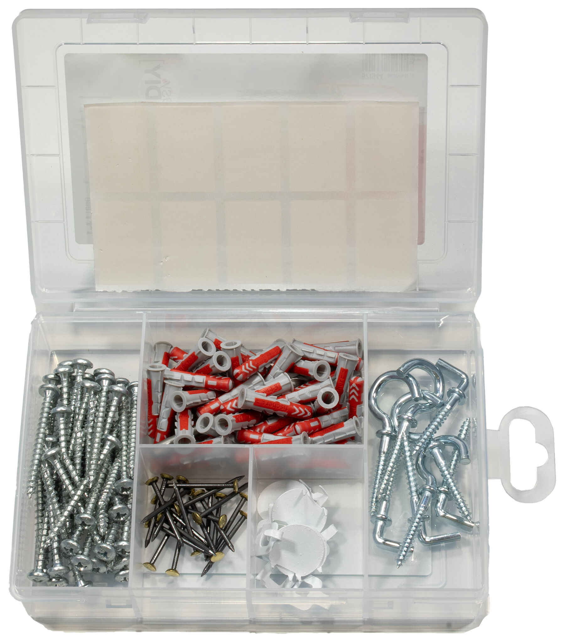 Produktbild: "fischer EasyDIY Box Dekoration (141 Teile)"