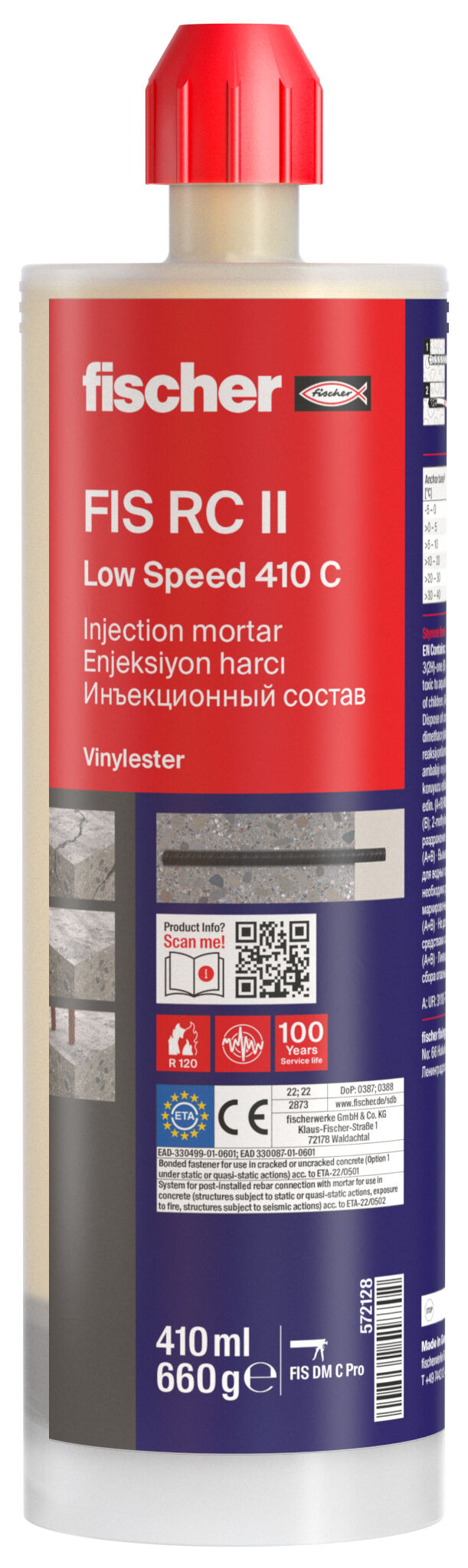 Product Picture: "fischer RebarConnect FIS RC II Low Speed 410 C"