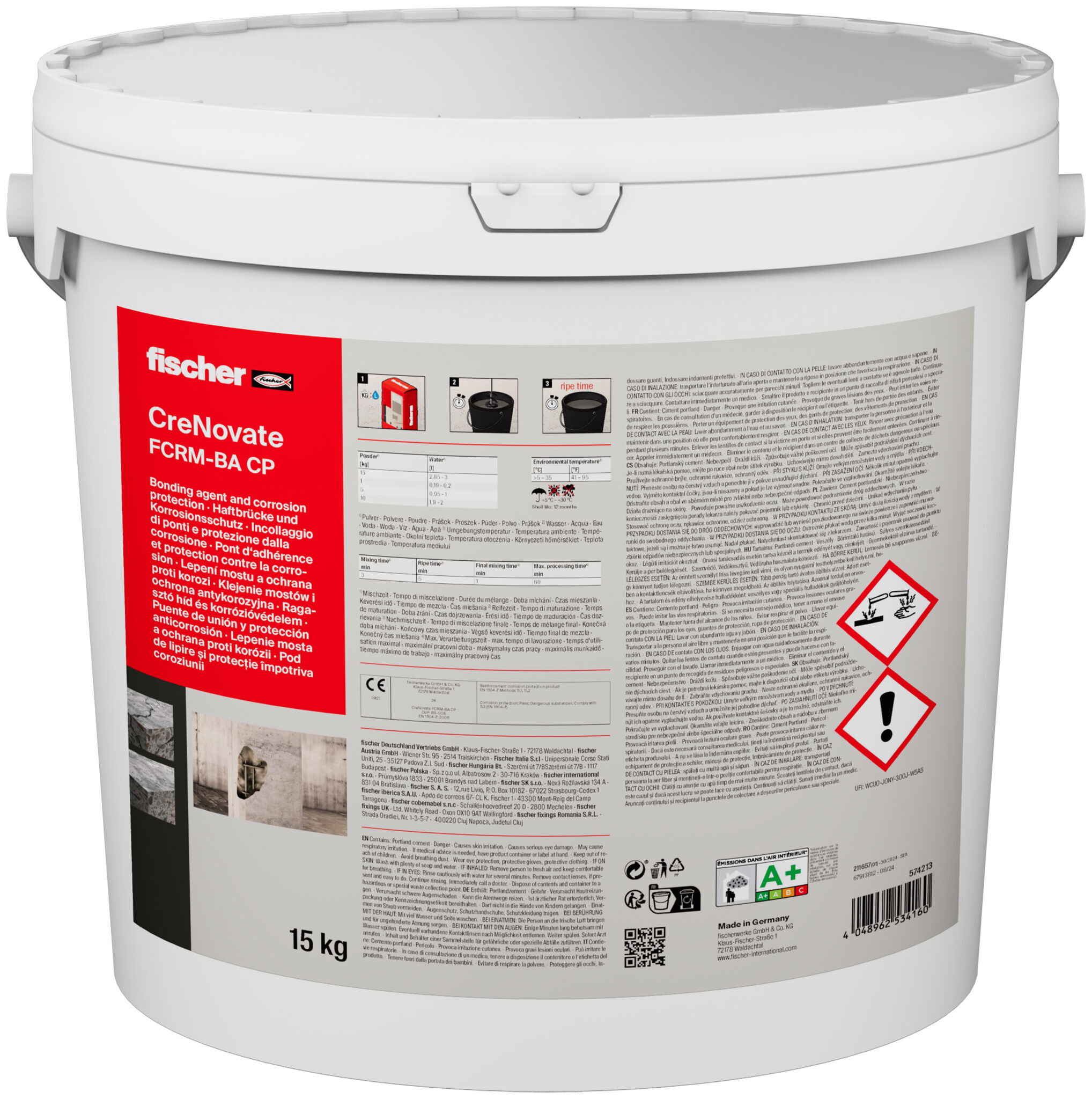 Product Picture: "fischer CreNovate tapadóhíd FCRM-BA CP 15 kg"
