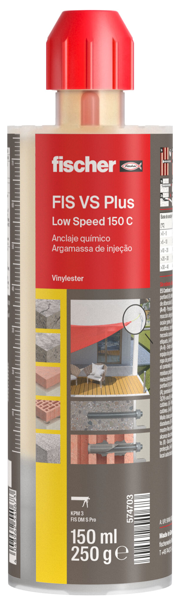 Product Picture: "Mortero de inyección fischer FIS VS Plus 150 C – Set<br />"