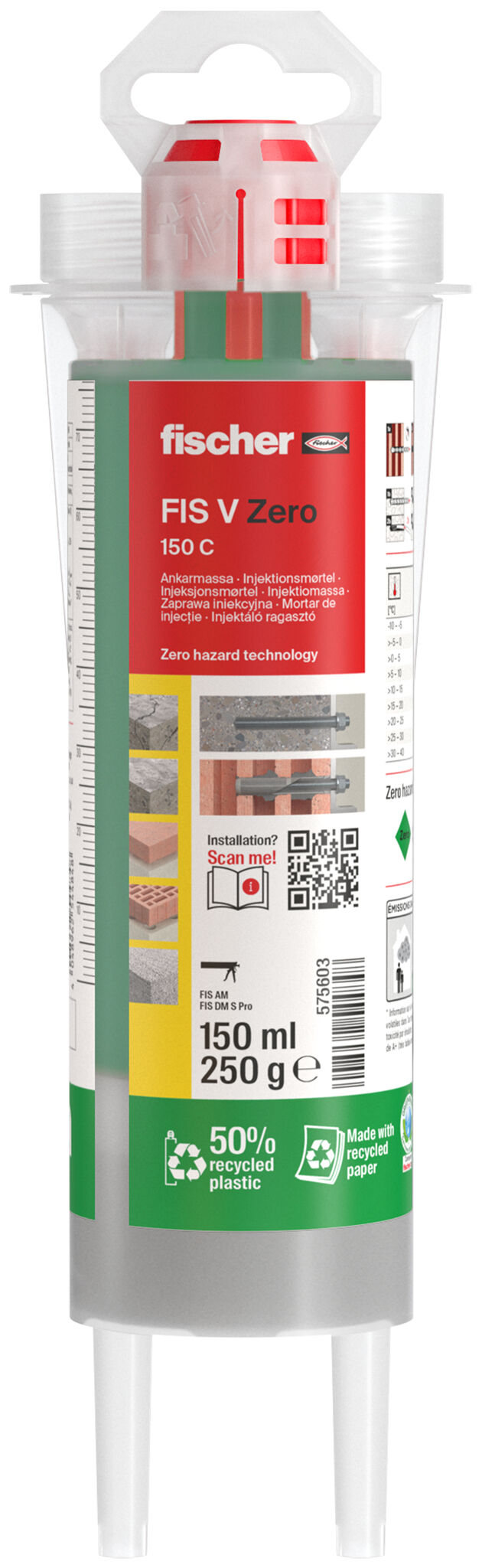 Product Picture: "fischer Injektio massa FIS V Zero 150 C"