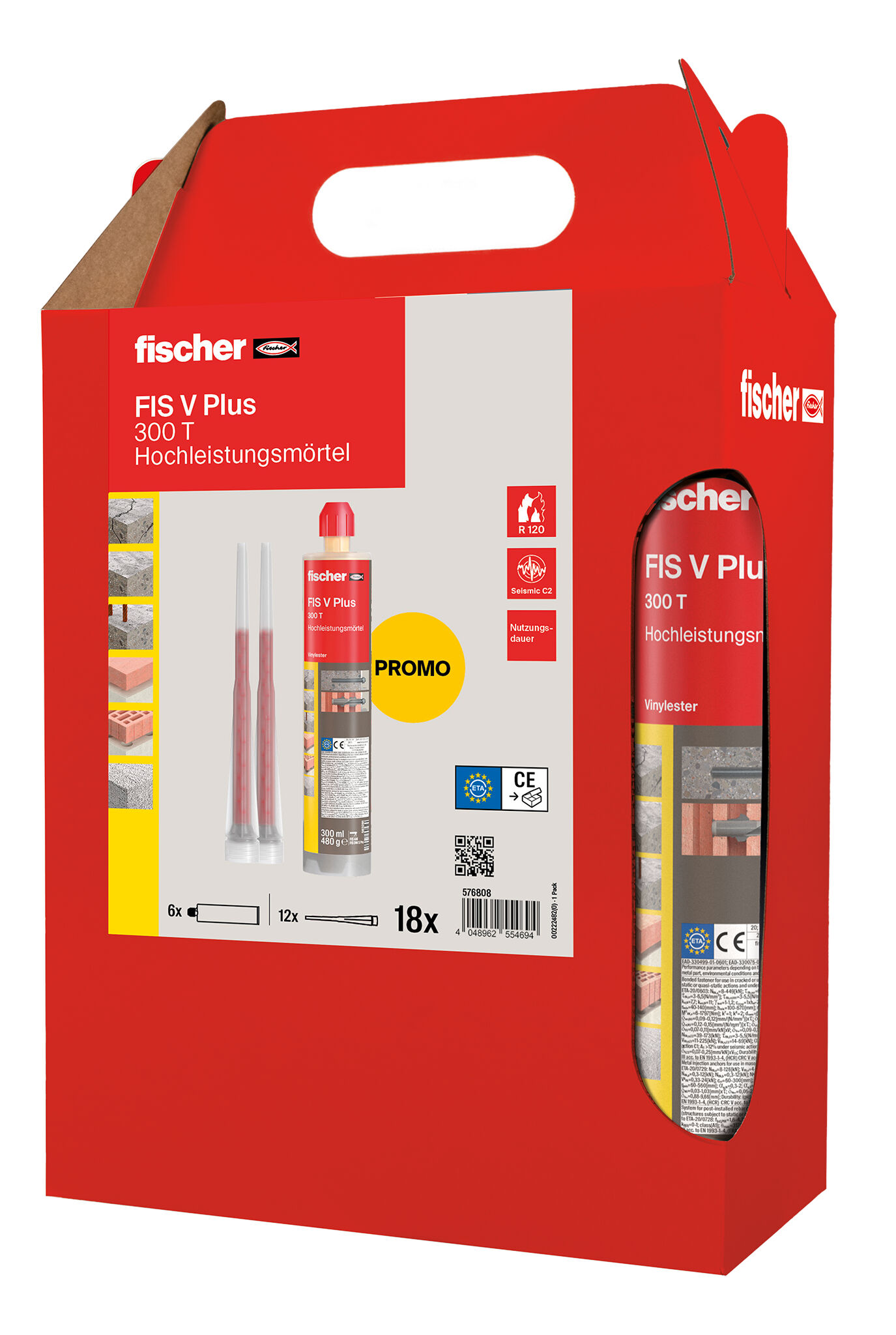 Verpackung: "fischer Montagemörtel FIS V Plus 300 T(6 PACK)"