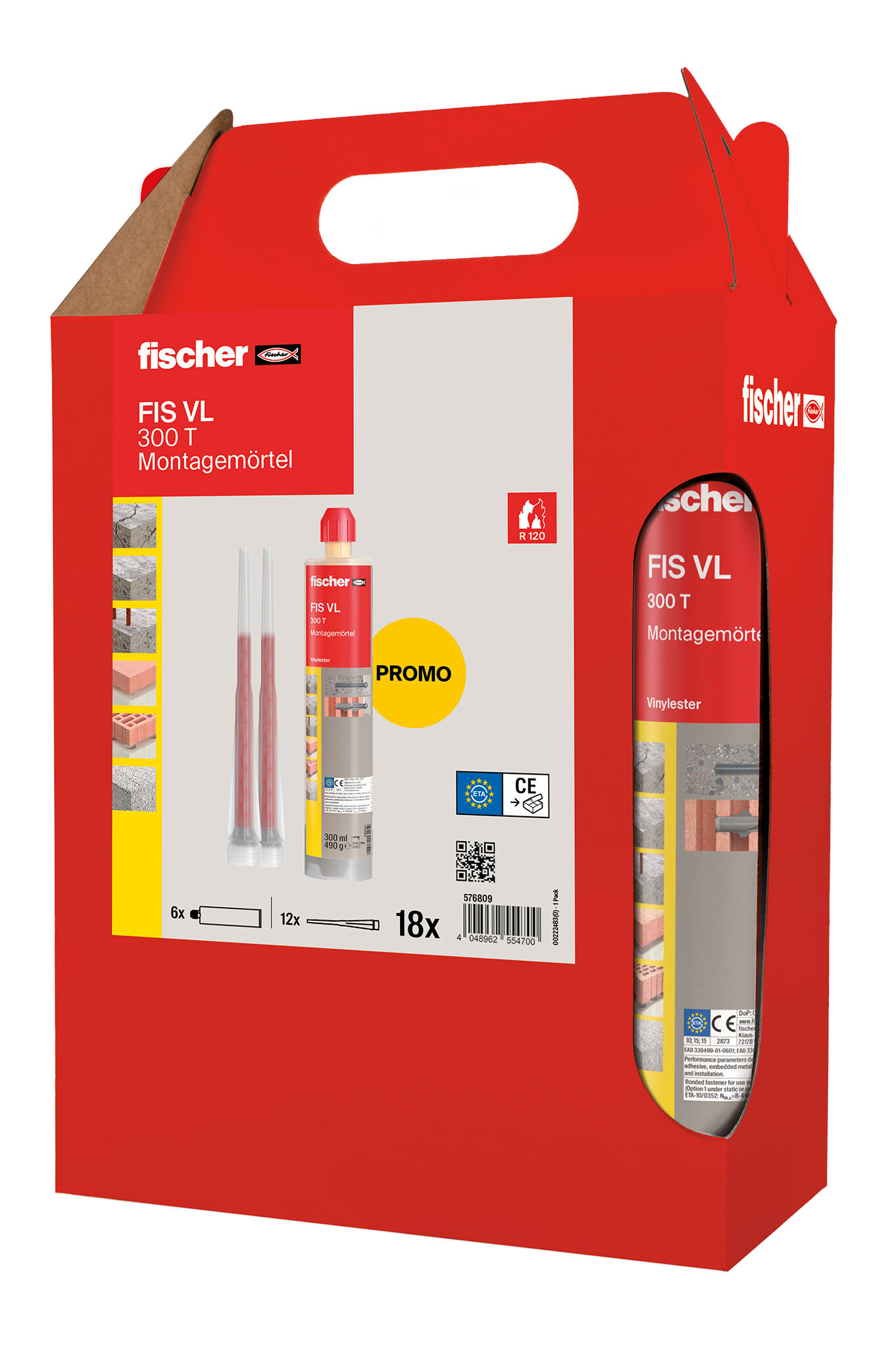 Verpackung: "fischer Montagemörtel FIS VL 300 T(6 PACK)"