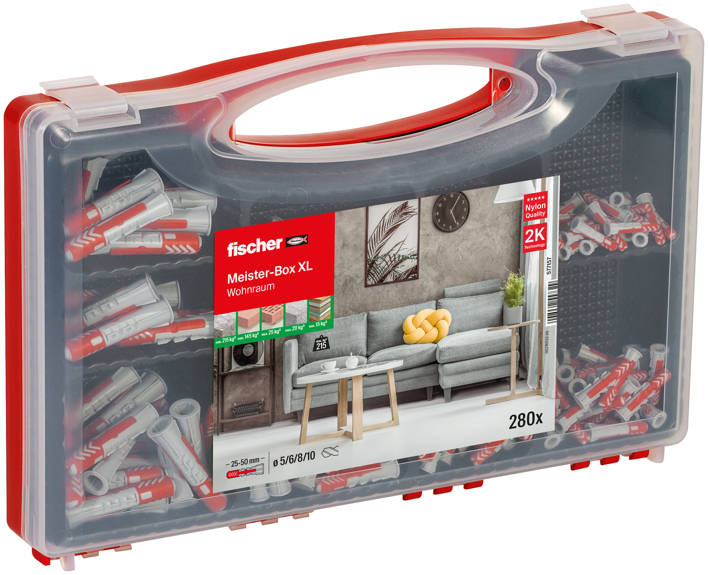 Produktbild: "fischer Meister-Box XL Wohnraum (280 Teile)"