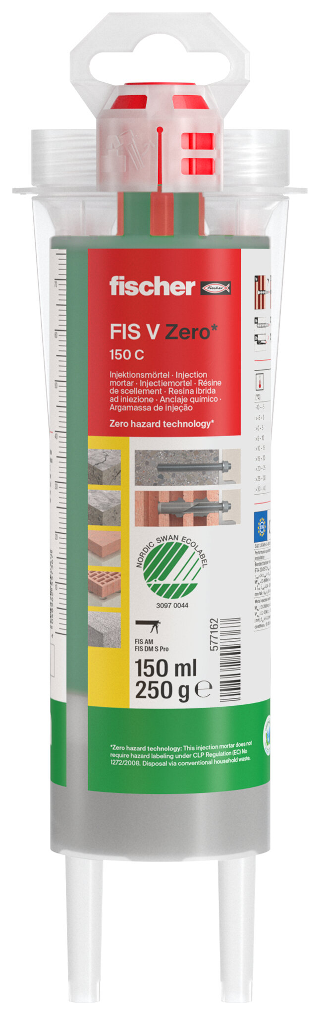 Product Picture: "fischer Injection mortar FIS V Zero 150 C TC"