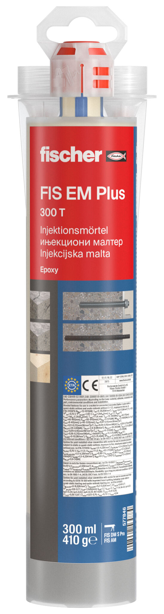 Product Picture: "fischer Epoxy mortar FIS EM Plus 300 T"