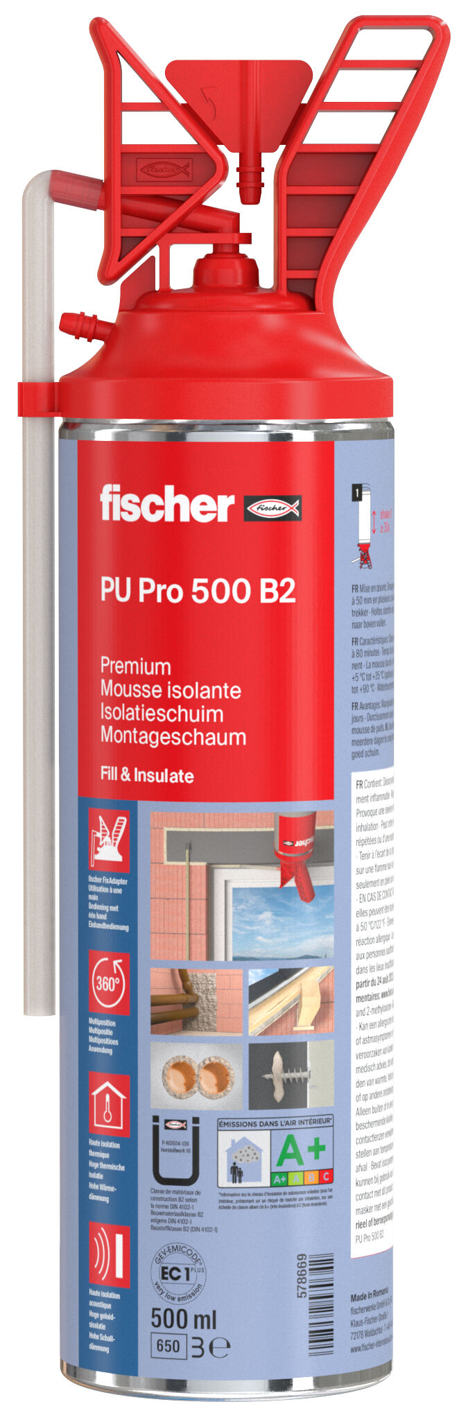 Product Picture: "fischer PU-schuim PU Pro 500 B2"