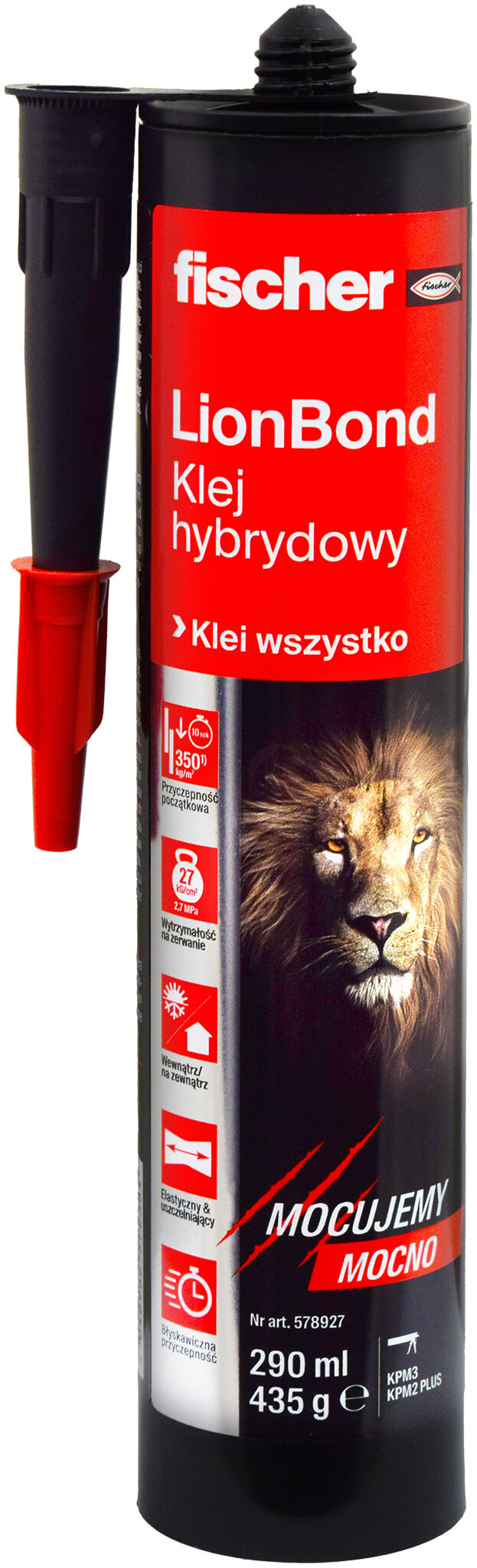 Product Picture: &quot;Klej hybrydowy fischer LionBond 290 ml&quot;