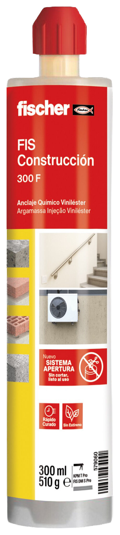 Product Picture: "Anclaje quimico FIS de construcción 300 F (Sustituye FIS PE 300 SF518899)"