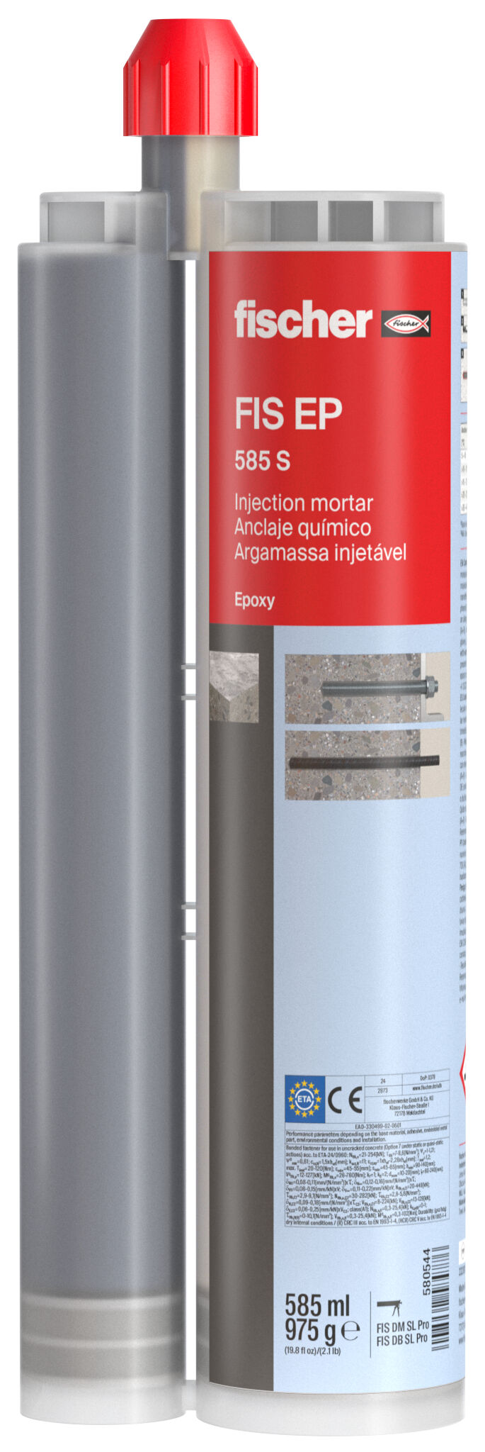 Product Picture: "fischer Epoxy mortar FIS EP 585 S"