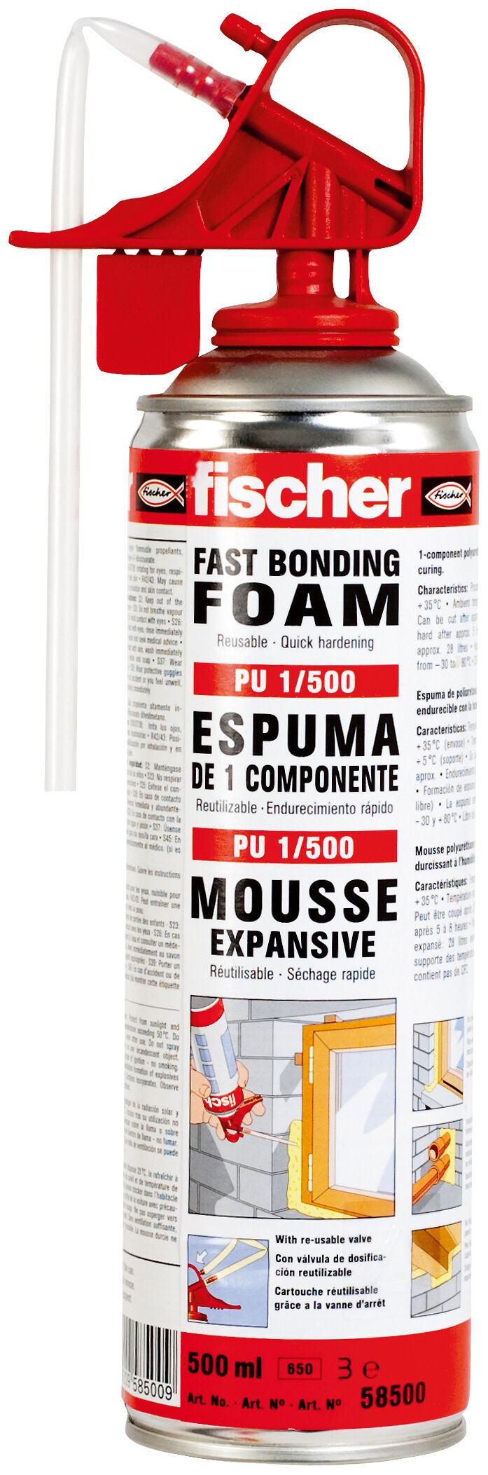 Product Picture: "fischer rapid installation foam PU 1/500 B3"